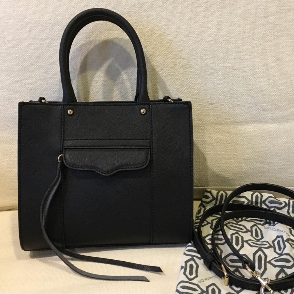 Rebecca Minkoff MAB tote mini Black Saffiano